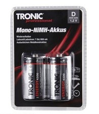 2 batterie TRONIC D Mono Ni-MH