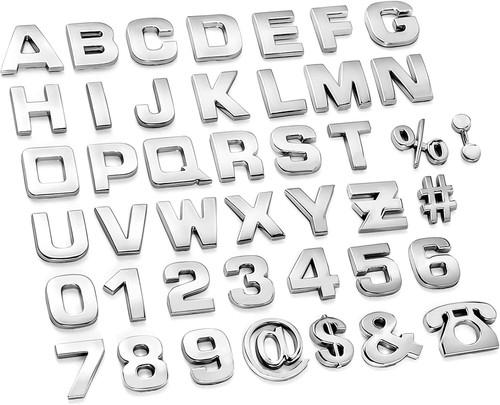 Pezzi auto emblema - 43, lettere