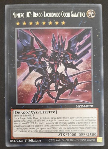 Numero 107 drago tachionico - numero,