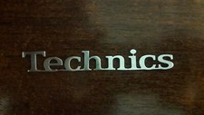 logo TECHNICS aluminum