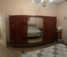 Armadio camera da letto anni 50-60 in radica