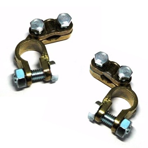 Coppia morsetti batteria auto - coppia,
