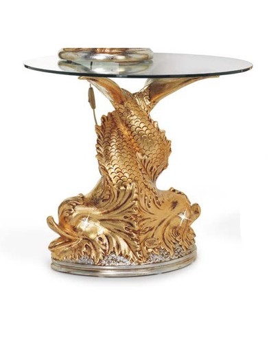 Tavolino pesci ceramica - tavolino,