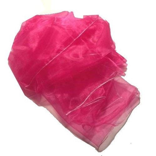 Stola organzina fuxia sciarpa