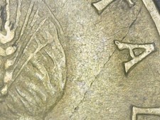 20 LIRE 1957 ERRORE - ROTTURA