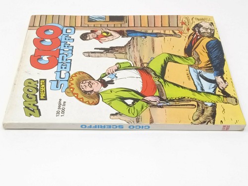Fumetto zagor cico - cico, sceriffo