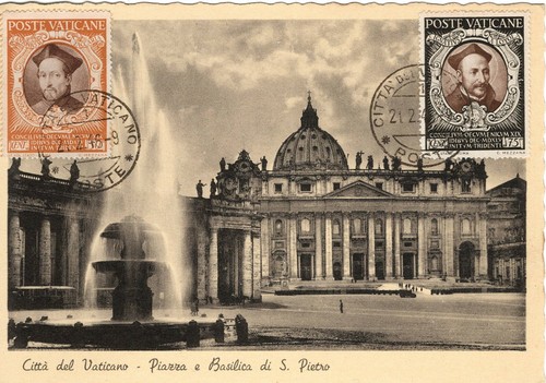 Vaticano 1946 cartolina - vaticano,