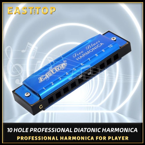 Easttop fori blu armonica - 10,