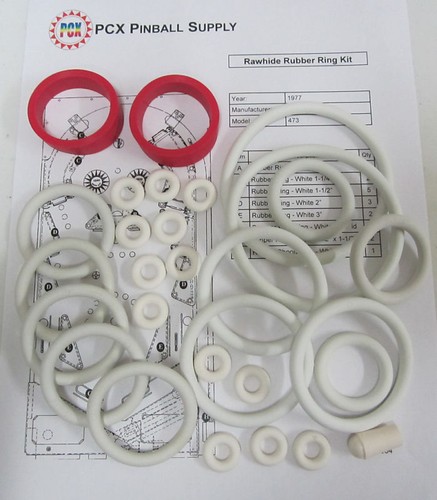 Kit anello gomma flipper - , pelle