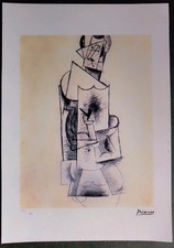 Picasso Litografia Su Carta