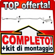 Scarico Completo per OPEL CORSA C 1.3 CDTI senza DPF 2003-2006 Marmitta