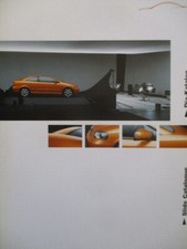 Opel Astra G Coupé + Astra F Cabrio Bertone + Coupè V8 libretto foto stampa + design
