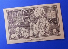 Santino Cartolina S Genoveffa Genevieve Parigi Notre Dame Bruges R. De Cramer