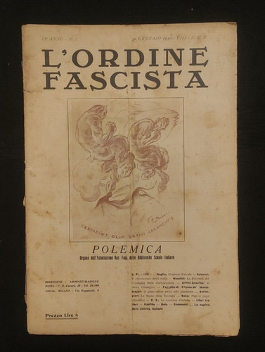 Rivista ordine fascista - rivista, l'ordine