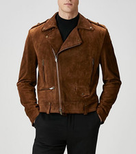 Giacca uomo pelle marrone - uomo,