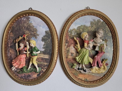 Rare targhe parete - parete, vintage