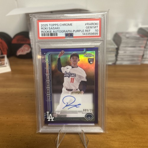 2025 topps chrome roki sasaki - 2025,