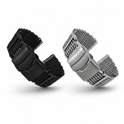 Bracciale shark mesh link - shark,