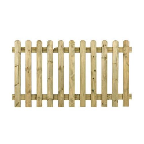 Steccato legno 180xh100 cm - legno,
