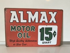 Insegna Olio Motore Almax -