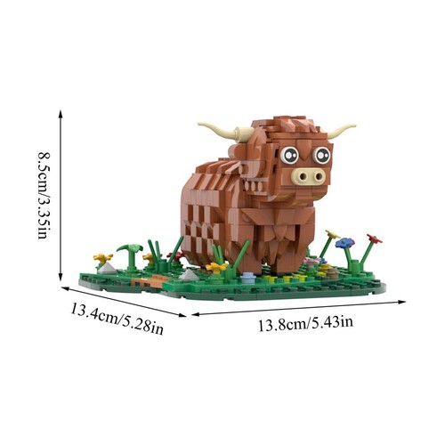 Blocchi costruzioni mucca - costruzioni,