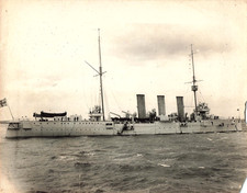 Foto HSwMS Fylgia 1911 Spithead Island UK marina svedese incrociatore corazzato *P177c