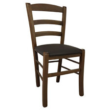 Sedia legno paesana noce scuro