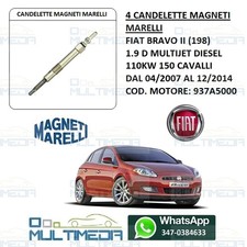 4 CANDELETTE MAGNETI MARELLI