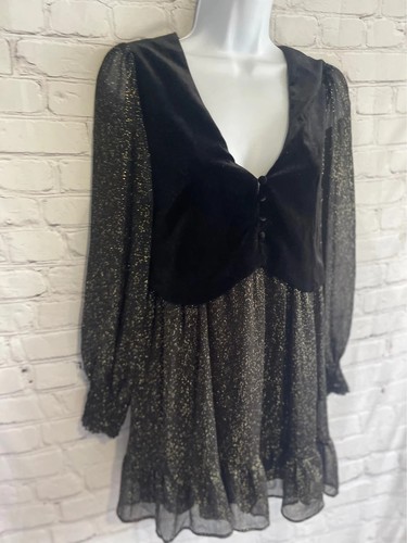 Abito zara chiffon velluto - abito,