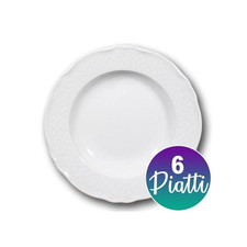 6 PIATTI FONDI IN CERAMICA