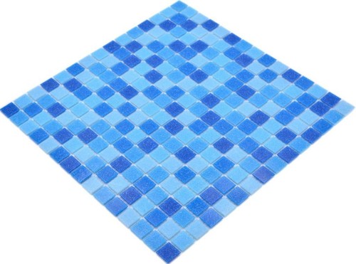 Mosaico vetro blu mix - mosaico,