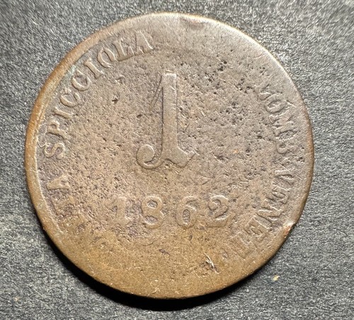 1862 italia moneta regno - 1862,