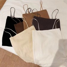 Canotta donna comoda crop top