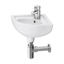 Lavabo angolare sospeso 44x36