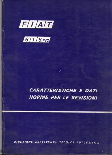 Fiat 616n2 caratteristiche e - fiat,
