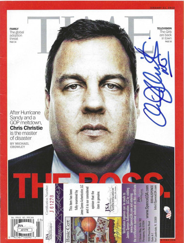 Chris christie rivista time - christie,