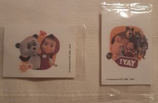 Lotto 2 sorpresine tatuaggi Masha e Orso