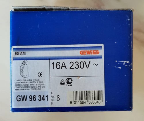 Gewiss gw96341 commutatore - gw96341,