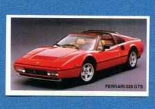 MOTOR SHOW -Baggioli 1986- Figurina-Sticker n. 107 - FERRARI 328 GTS -New 