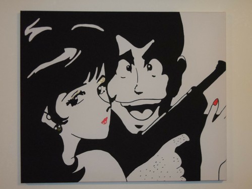 Quadro moderno popart 50x40 - ,