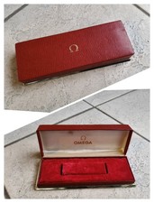 60s OMEGA VINTAGE BIG RED WATCH BOX UHRENBOX SCATOLA  SEAMASTER CONSTELLATION