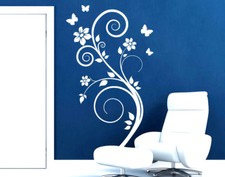  Wall Stickers Adesivi Murali Farfalle e Composizione Floreale Adesivo Murale