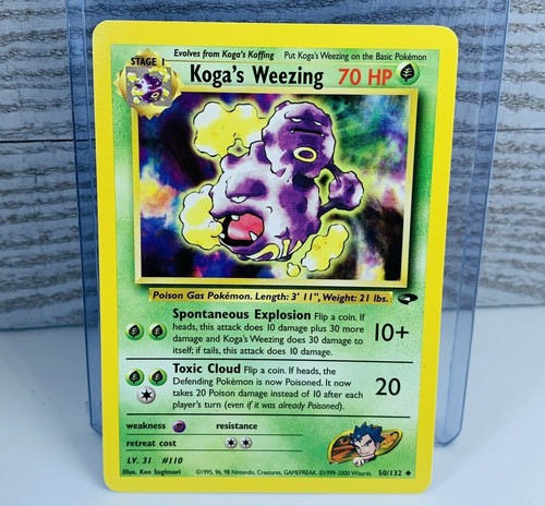 Carta pokemon koga weezing - pokemon,