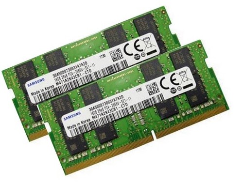 Samsung 16gb ram 32gb ddr4 - samsung,