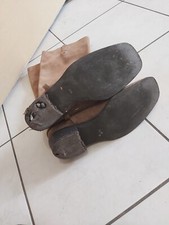 stivali usati da donna modello cavallerizza in cuoio