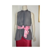 Cintura rosa con fiore - cintura,