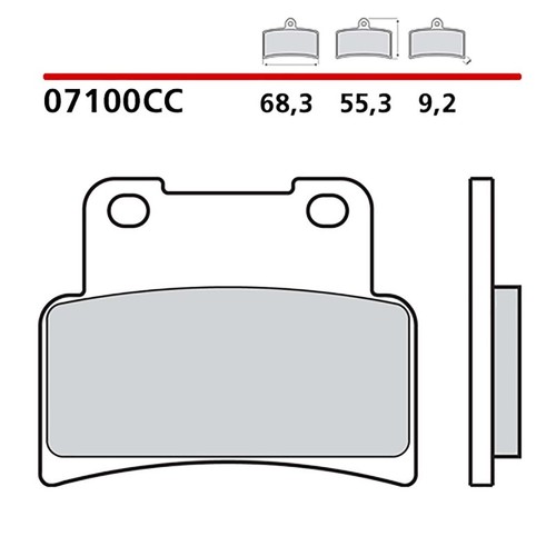 Brembo kit pastiglie freno - pastiglie,
