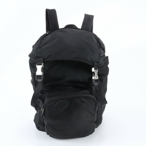 Zaino prada tessuto nylon nero - zaino,