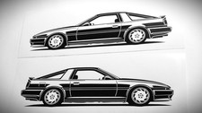 Adesivo toyota supra mk3 - supra,