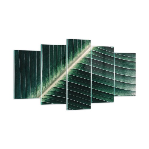Quadro vetro 160x85cm verde - vetro,